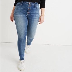 Madewell high rise skinny jeans